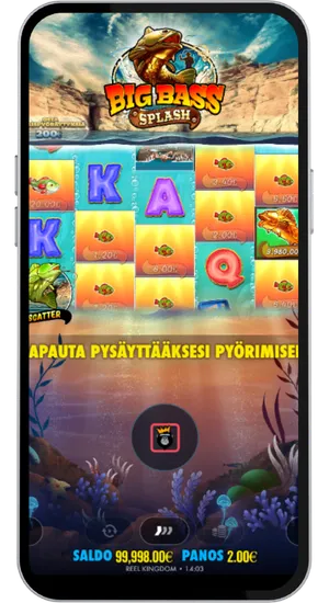Slot-hjulen i rörelse med bonusfunktionens aktiveringssekvens visad på skärmen under en pågående spelomgång